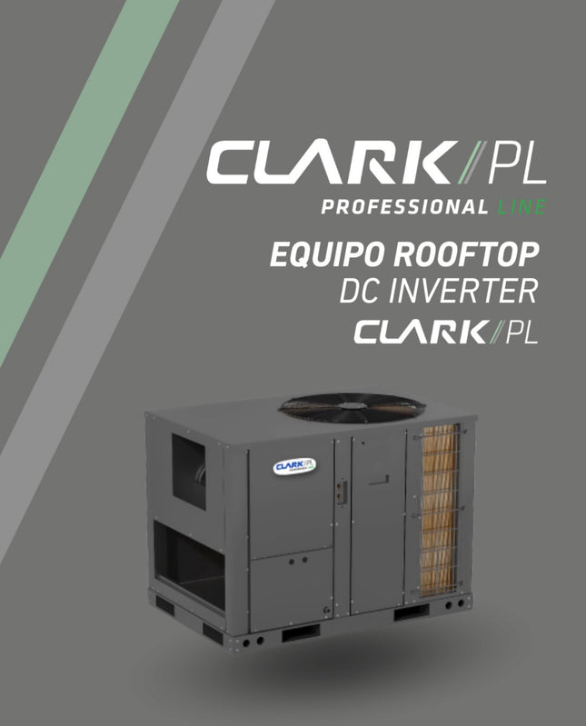 Aire acondicionado ROOFTOP Inverter Marca Clark 5/7,5/10/15/20 Toneladas